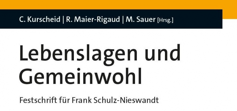 Buchcover des Buches "Lebenslagen und Gemeinwohl" 