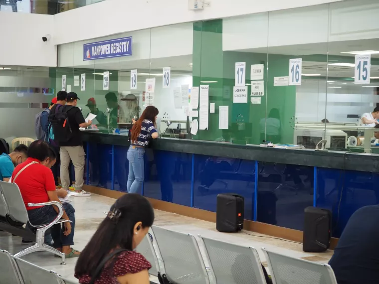 Vorbereitungen zur Ausreise, Manila, 2023.