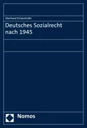 Buchcover von "Sozialrecht nach 1945" von Eberhard Eichenhofer