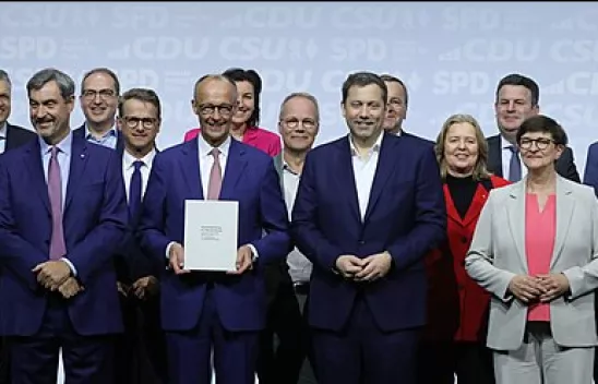 Vorstellung des Koalitionsvertrags zur 21. Legislaturperiode des Deutschen Bundestages