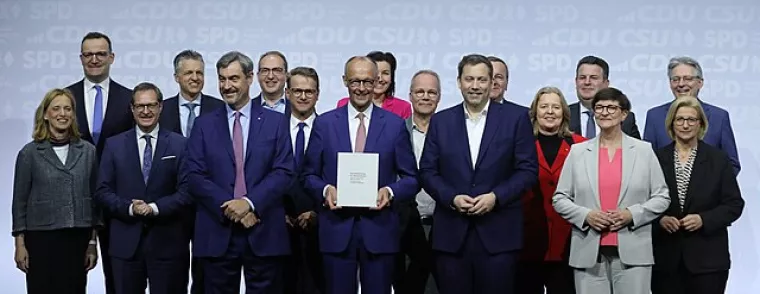 Vorstellung des Koalitionsvertrags zur 21. Legislaturperiode des Deutschen Bundestages