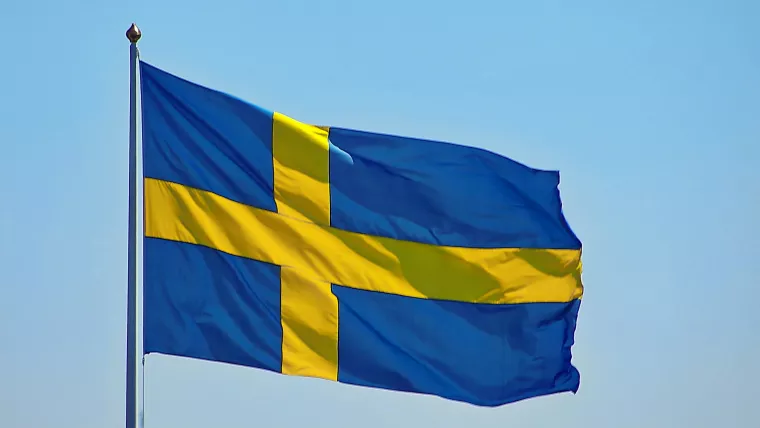 Schwedische Flagge