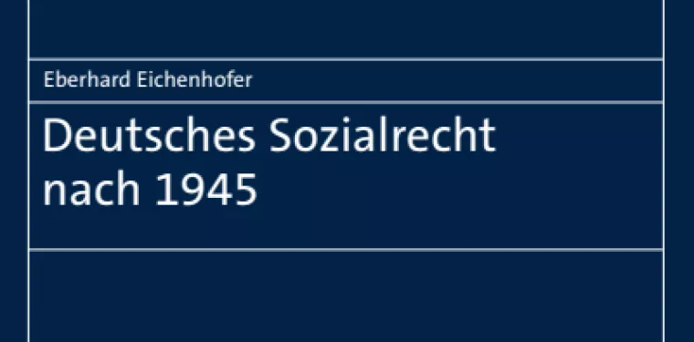 Buchcover von "Sozialrecht nach 1945" von Eberhard Eichenhofer
